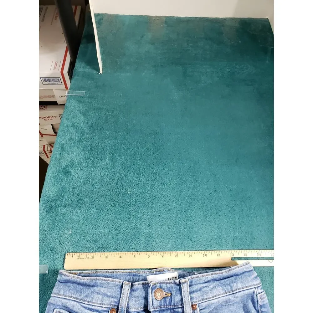 Loft Jeans Size 6 Petite Women Blue Pants Denim Stretch Mid Rise Flared Wide Leg